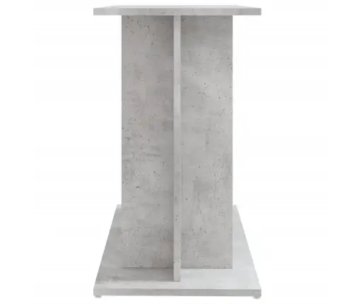 Akvariumo Stovas, Betono Pilkas, 80X35X60cm Inžinerinė Mediena