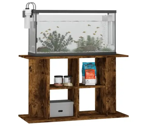 Akvaariumi Alus, Suitsutatud Tamm, 100 X 40 X 60 cm Tehispuit