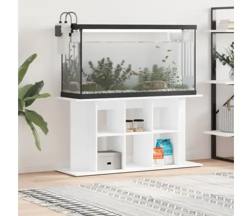 Akvārija Statīvs, Balts, 120X40X60 Cm, Inženierijas Koks Vidaxl