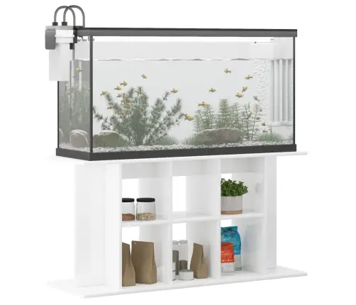 Akvārija Statīvs, Balts, 120X40X60 Cm, Inženierijas Koks Vidaxl