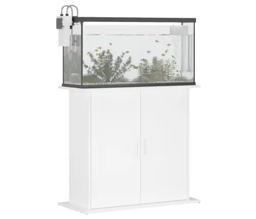 Akvaariumi Alus, Valge, 81 X 36 X 73 cm Tehispuit
