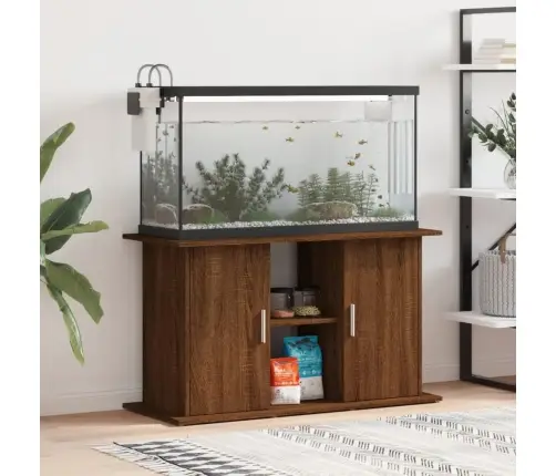 Akvaariumi Alus, Pruun Tamm, 101 X 41 X 58 cm Tehispuit