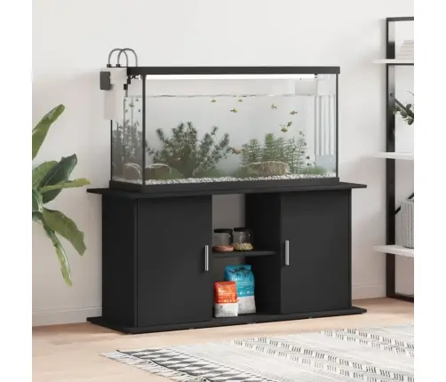 Akvārija Statīvs, Melns, 121X41X58 Cm, Inženierijas Koks Vidaxl