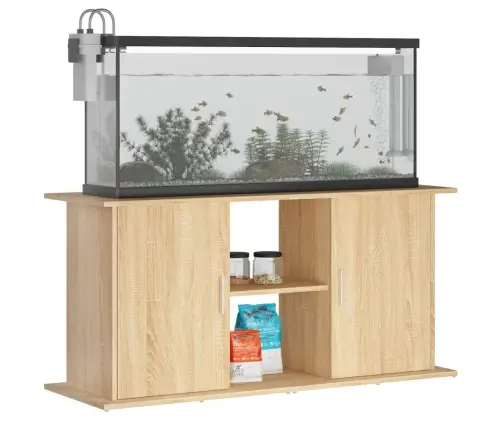 Akvārija Statīvs, Ozolkoka, 121X41X58 Cm, Inženierijas Koks Vidaxl