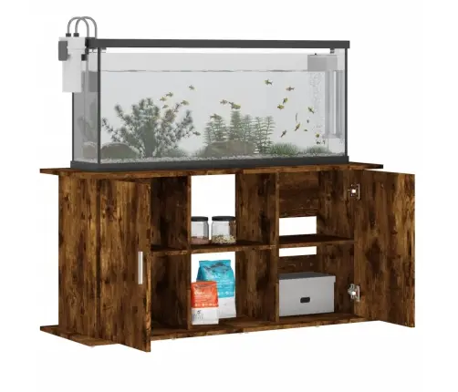 Akvārija Statīvs, Ozola Krāsa, 121X41X58 Cm, Inženierijas Koks Vidaxl