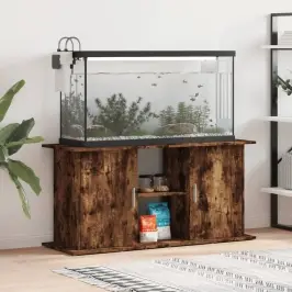 Akvārija Statīvs, Ozola Krāsa, 121X41X58 Cm, Inženierijas Koks Vidaxl