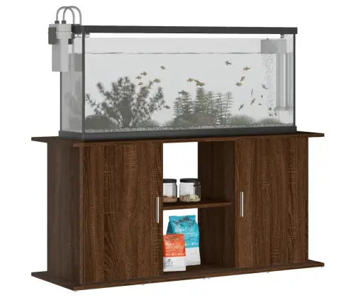 Akvaariumi Alus, Pruun Tamm, 121 X 41 X 58 cm Tehispuit
