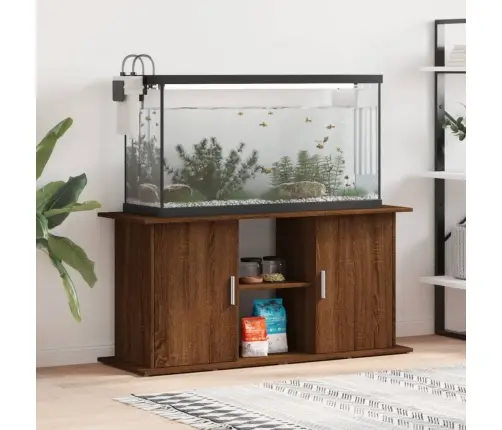 Akvaariumi Alus, Pruun Tamm, 121 X 41 X 58 cm Tehispuit