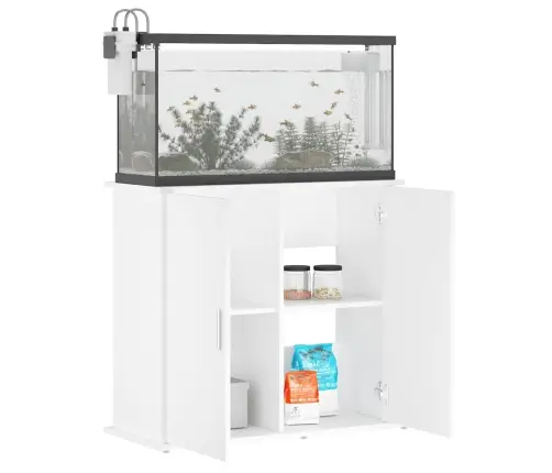 Akvaariumi Alus, Valge, 81 X 36 X 73 cm Tehispuit