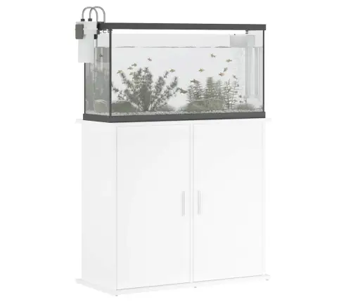 Akvaariumi Alus, Valge, 81 X 36 X 73 cm Tehispuit