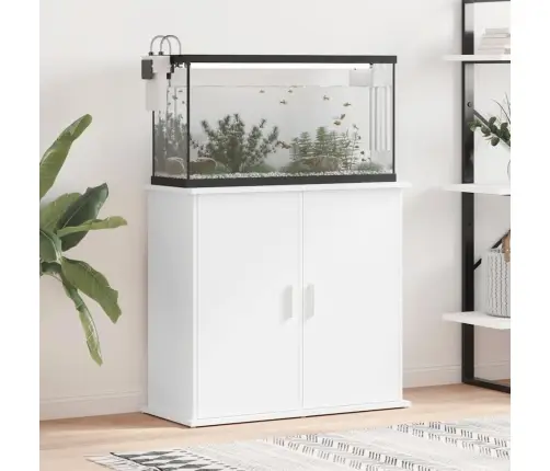 Akvaariumi Alus, Valge, 81 X 36 X 73 cm Tehispuit