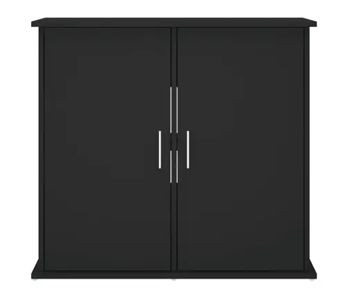 Akvariumo Stovas, Juodos Spalvos, 81X36X73cm Apdirbta Mediena