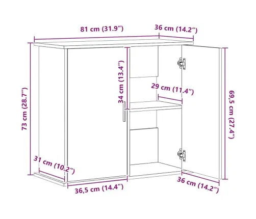 Akvariumo Stovas, Juodos Spalvos, 81X36X73cm Apdirbta Mediena