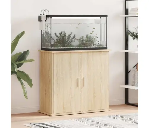 Akvaariumialus Sonoma Tamm 81 X 36 X 73 Cm Töödeldud Puit