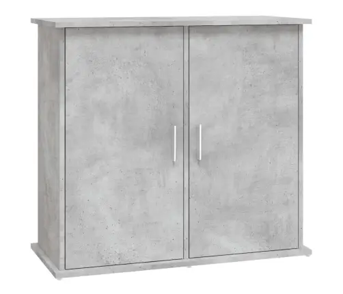 Akvariumo Stovas, Betono Pilkas, 81X36X73cm Inžinerinė Mediena