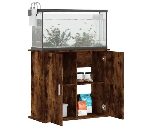 Akvaariumi Alus, Suitsutatud Tamm, 81 X 36 X 73 cm Tehispuit