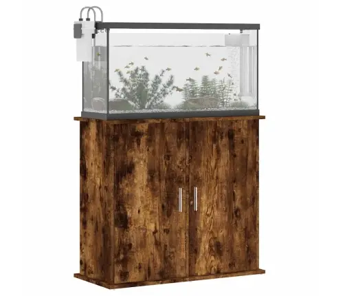 Akvaariumi Alus, Suitsutatud Tamm, 81 X 36 X 73 cm Tehispuit