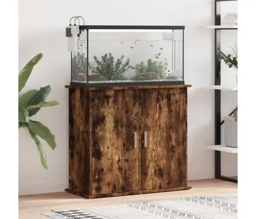 Akvaariumi Alus, Suitsutatud Tamm, 81 X 36 X 73 cm Tehispuit