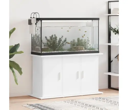 Akvārija Statīvs, Balts, 101X41X58 Cm, Inženierijas Koks Vidaxl