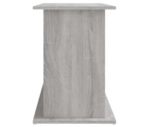 Akvariumo Stovas, Pilkas Ąžuolo, 101X41X58cm Apdirbta Mediena