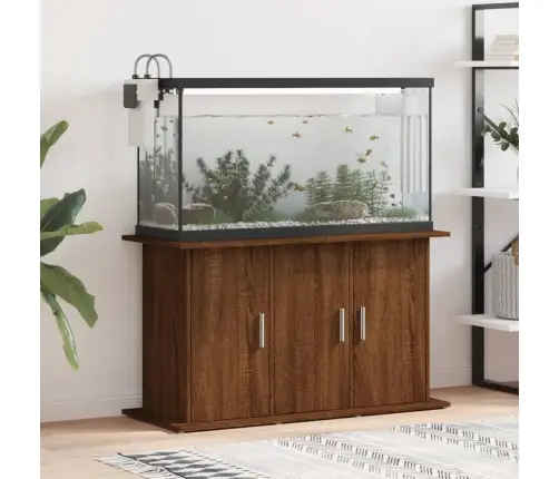 Akvaariumi Alus, Pruun Tamm, 101 X 41 X 58 cm Tehispuit