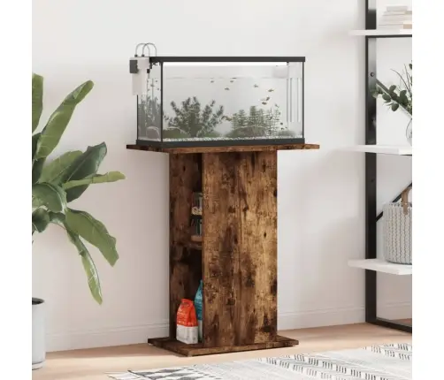 Akvaariumi Alus, Suitsutatud Tamm, 60,5X36X72,5 cm Tehispuit