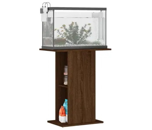 Akvaariumi Alus, Pruun Tamm, 60,5X36X72,5 cm Tehispuit