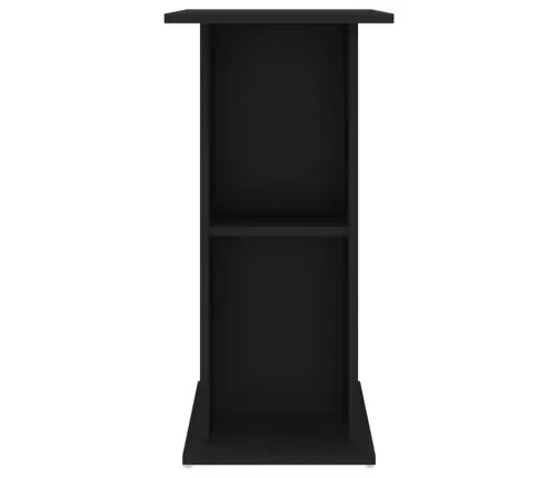 Akvariumo Stovas, Juodas, 75X36X72,5 cm Apdirbta Mediena