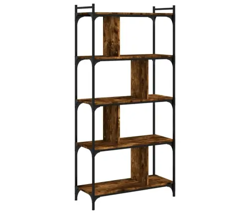 Grāmatu Plaukts, 5 Līmeņi, Ozola Krāsa, 76X32X158 Cm, Koks Vidaxl