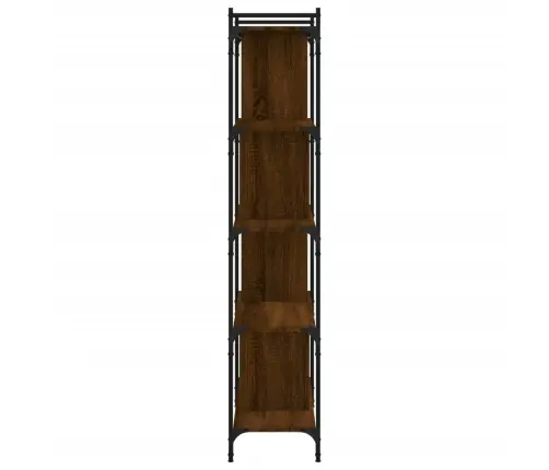 Grāmatu Plaukts, 5 Līmeņi, Brūns, 76X32X158 Cm, Koks Vidaxl