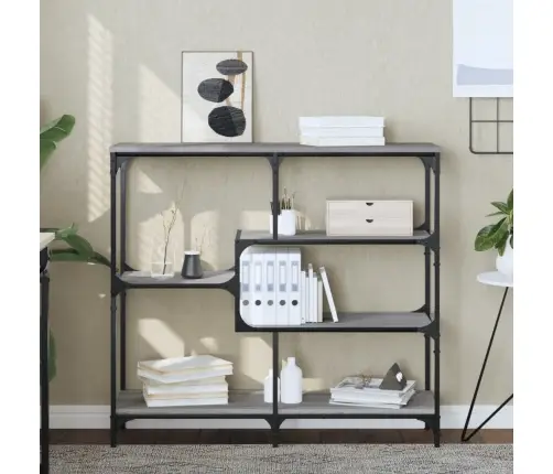 Konsoles Galdiņš, Pelēcīgs, 103X32X95 Cm, Inženierijas Koks Vidaxl