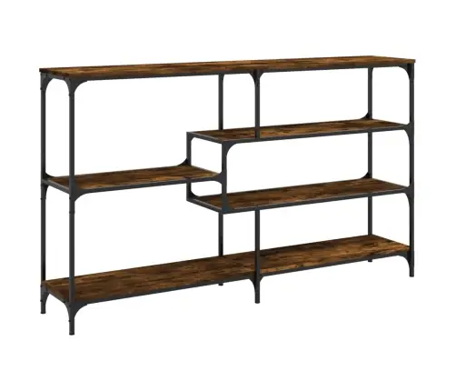 Konsoles Galdiņš, Kvēpināta Ozolkoka, 160X32X95 Cm, Koks Vidaxl