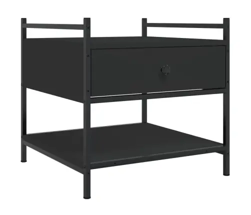 Kafijas Galdiņš, Melns, 50X50X50 Cm, Inženierijas Koks Vidaxl