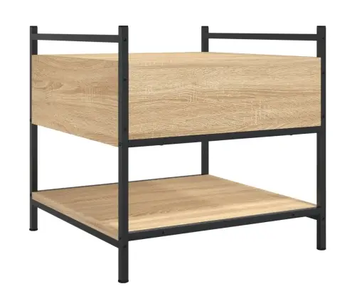 Kafijas Galdiņš, Ozolkoka Krāsa, 50X50X50 Cm, Inženierijas Koks Vidaxl