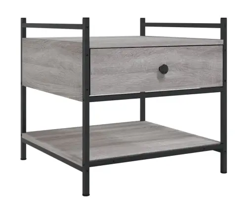 Kafijas Galdiņš, Pelēka Ozola, 50X50X50 Cm, Inženierijas Koks Vidaxl