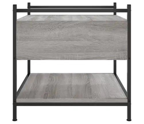 Kafijas Galdiņš, Pelēka Ozola, 50X50X50 Cm, Inženierijas Koks Vidaxl