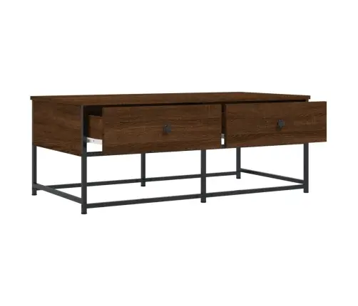 Kafijas Galdiņš, Koka Krāsa, 100X51X40 Cm, Inženierijas Koks Vidaxl