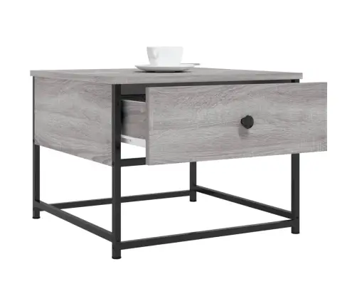 Kafijas Galdiņš, Pelēka Ozola, 51X51X40 Cm, Inženierijas Koks Vidaxl