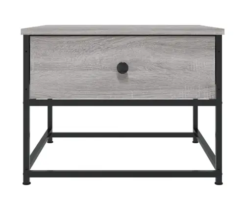 Kafijas Galdiņš, Pelēka Ozola, 51X51X40 Cm, Inženierijas Koks Vidaxl