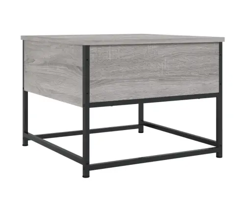 Kafijas Galdiņš, Pelēka Ozola, 51X51X40 Cm, Inženierijas Koks Vidaxl