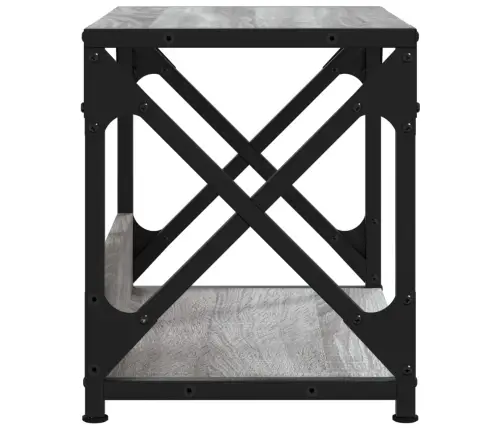 Printera Statīvs, 2 Līmeņi, Pelēks, 44X26X31,5 Cm, Koks Vidaxl