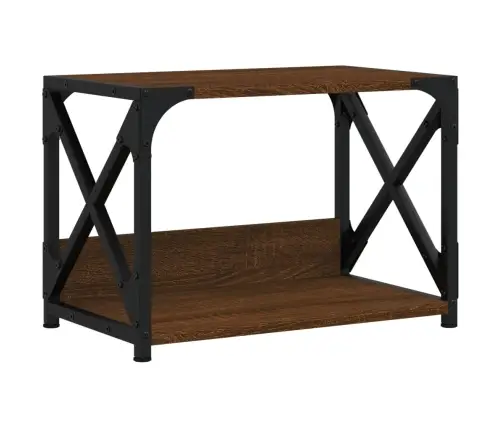 Printera Statīvs, 2 Līmeņi, Brūns, 44X26X31,5 Cm, Koks Vidaxl