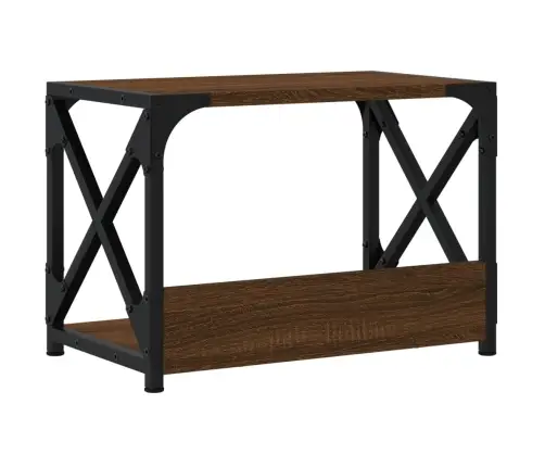 Printera Statīvs, 2 Līmeņi, Brūns, 44X26X31,5 Cm, Koks Vidaxl