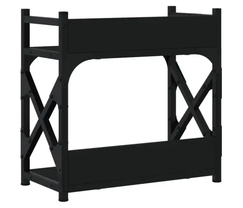 Printera Statīvs, 2 Līmeņi, Melns, 40X20X40 Cm, Koks Vidaxl