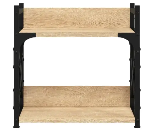 Printera Statīvs, 2 Līmeņi, Ozola Krāsa, 40X20X40 Cm, Koks Vidaxl