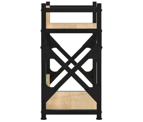 Printera Statīvs, 2 Līmeņi, Ozola Krāsa, 40X20X40 Cm, Koks Vidaxl