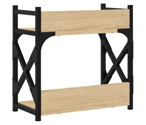 Printera Statīvs, 2 Līmeņi, Ozola Krāsa, 40X20X40 Cm, Koks Vidaxl