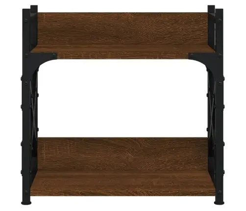 Printera Statīvs, 2 Līmeņi, Brūns Ozols, 40X20X40 Cm, Koks Vidaxl