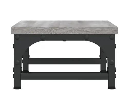 Monitora Paliktnis, Pelēks, 37X23X14 Cm, Inženierijas Koks Vidaxl