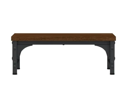 Monitoriaus Stovas, Rudas Ąžuolo, 37X23X14cm Apdirbta Mediena